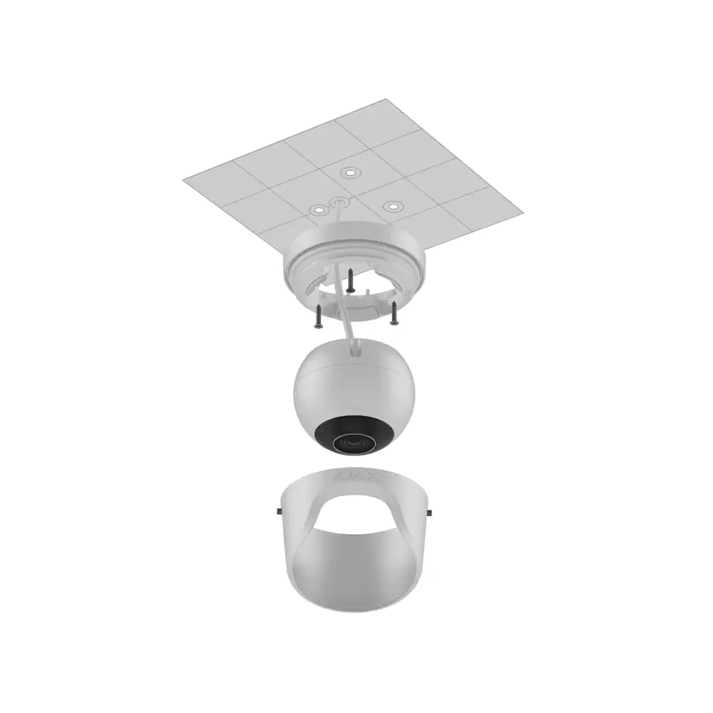 IP-видеокамера Ajax TurretCam 5МП (4мм) White - Фото 10